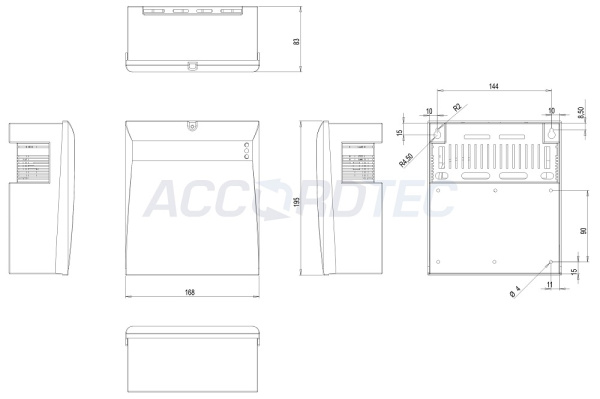 ББП-40 исп. 1 Блок бесперебойного питания ACCORDTEC, 12 В, 4 А